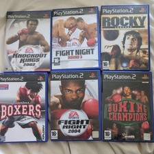6 X Boxing PS2 Games Rocky Champions victorious boxers knockout Fight Night 