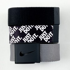 NIKE MENS WEB BELT 3 IN 1 PACK