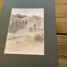 Colin Williamson Watercolour Print  Blea Tarn Langdales Beyond Lake District