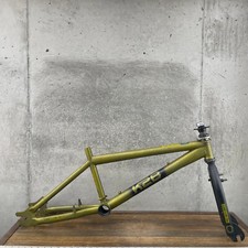 K2B Rake BMX Frame Set 20 in  Old School BMX Freestyle Green 4130 CRMO 14 mm