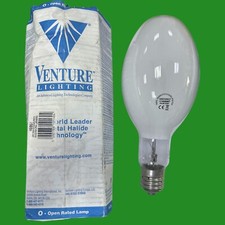 350W Venture HIPE Metal Halide Flood Lamp White Elliptical Light Bulb GES E40