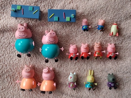 Peppa pig figurines and - peppa,
