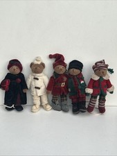 5 Russ Berrie Old World Teddies Plush Soft Toy 🧸.