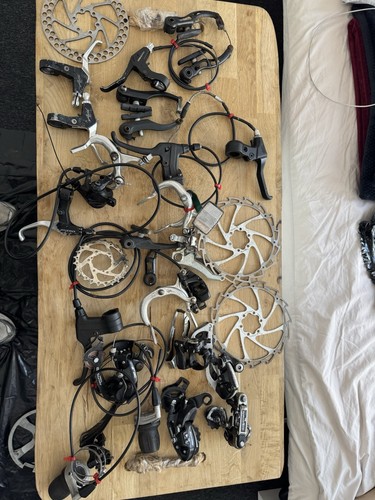 Bicycle parts job - bicycle, lot