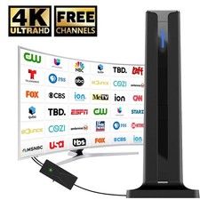 TV Aerial Indoor TV Aerial for Smart TV with Signal Booster Digital TV Antenna