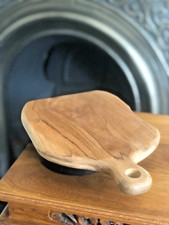 Teak Chopping Board Carved 35cm with Handle Wooden Kitchen Board