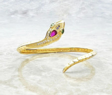 Snake Bangle Bracelet 925
