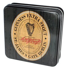 Guinness Label Fudge Gift Tin