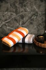 2x Large Striped Bath Towels