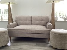next two seater sofa oatmeal