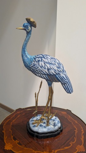 Porcelain and bronze ormolu - porcelain,