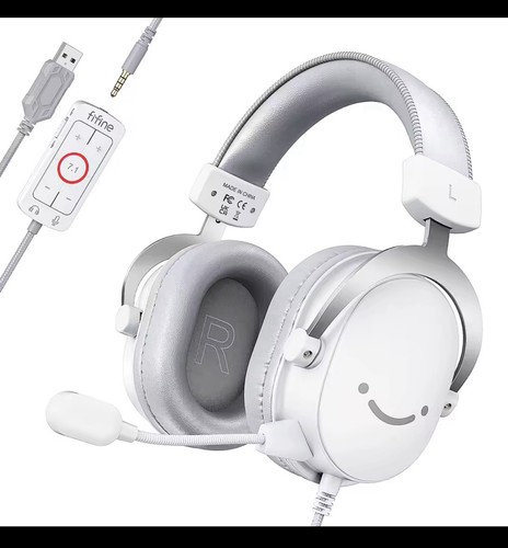 Fifine white grey - fifine, over-ear