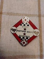 STOKE POTTERS  SPEEDWAY BADGE
