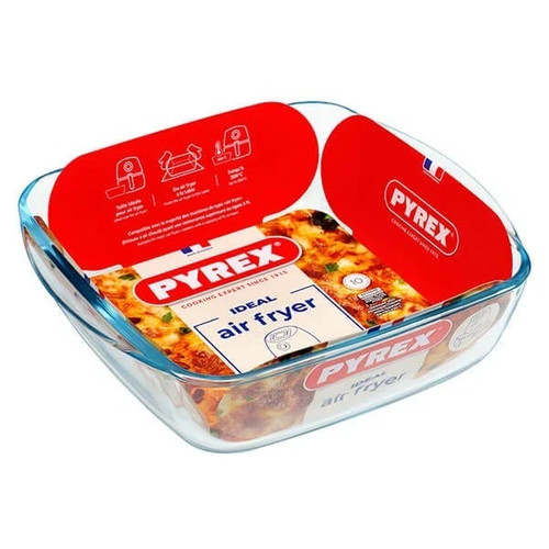 Glass roaster dish - glass,