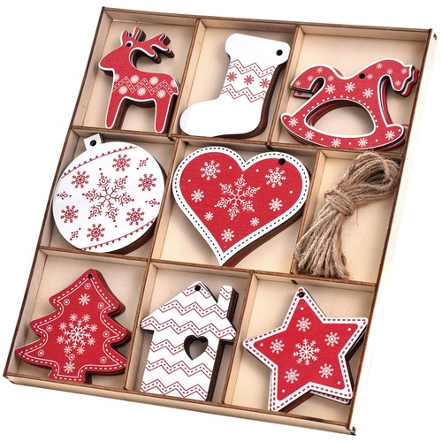 Pcs wooden christmas tree - 32,
