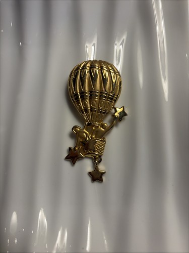 Hot air balloon - balloon, brooch