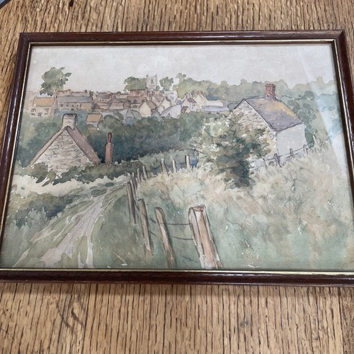 Vintage watercolour painting - vintage,