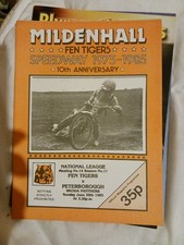 Mildenhall v Peterborough 30/6/85 blank Programme good condition