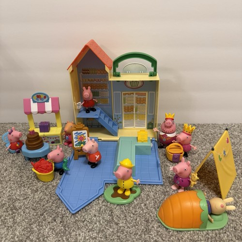 Peppa pig playset lot grocery - peppa,