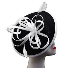 Women's Fascinator Headband Clip Circle Hat Weddings Ladies Races Royal Ascot UK