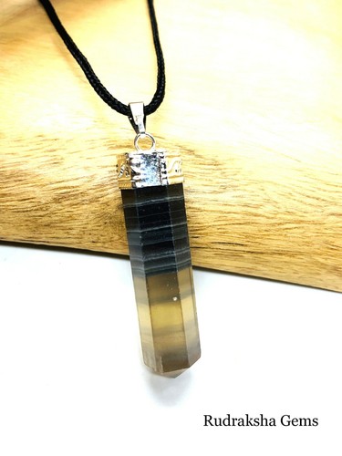 Fluorite crystal point - crystal, pendant