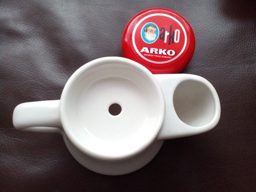 Vintage shaving skuttle mugs - vintage,