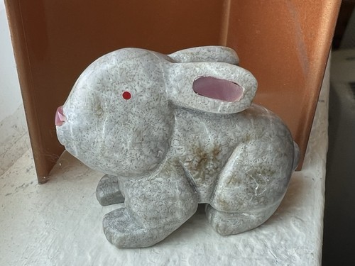 Zuni gray rabbit fetish corwin - zuni,