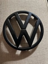 VW Golf / Jetta Mk2 Early Grille badge / Emblem black GTI 16v NOS