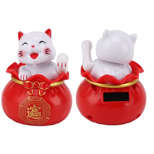 Solar powered lucky cat - powered,