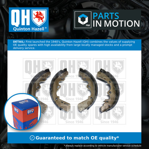 Brake shoes set - brake, bedford