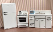 Dolls House 1950's Retro White