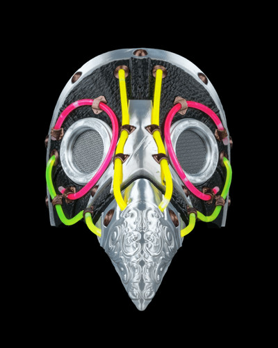 Neon plague mask - plague,