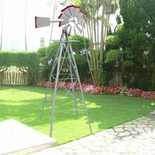 8Ft Windmill Ornamental Garden