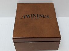 Twinings Deluxe Wooden Tea Caddy Presentation Box (4 Compartments) 