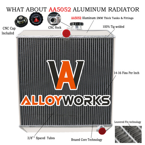 62mm rows radiator for land - 62mm,