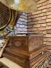 HMV Gramophone Fully Functional Working Antique Wind-Up Record Player Phonograph