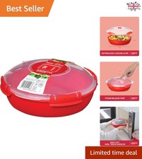 Functional 1.3L Red Microwave