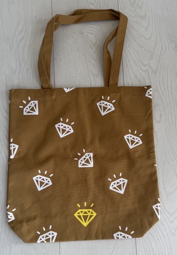 Brown diamond print - diamond,