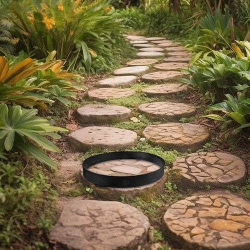 Cement molds for stepping - for,