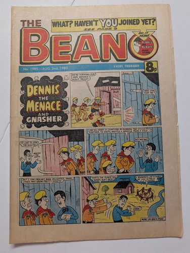 Beano comic 1985 august - comic, no