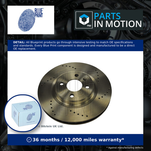 Brake discs pair vented - discs,