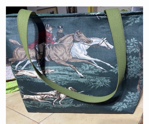 Shoulder bag fox hunt - shoulder, horse