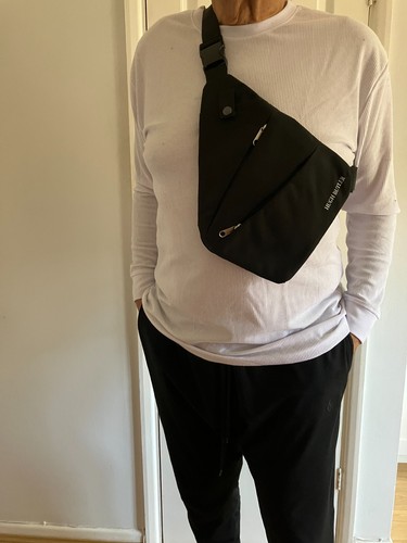 Mens new black crossbody - mens,