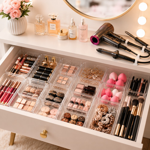 Drawer organiser trays pcs - 18,