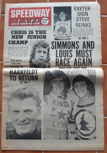 Speedway mail newspaper chris - speedway, newspaper: