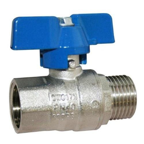 Brass bspp male female ball - brass,
