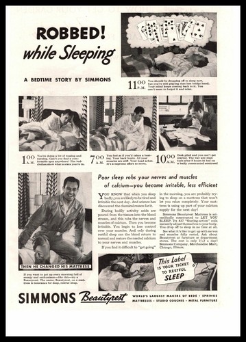 1937 simmons beautyrest - simmons,