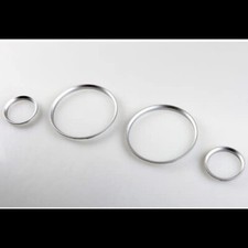 Matt Silver Dashboard Dial