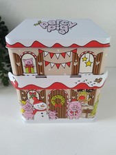CHRISTMAS Marks & Spencers Percy Pig Empty Biscuit Tin in Unused Condition