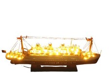 RMS Titanic Wooden Ship Model